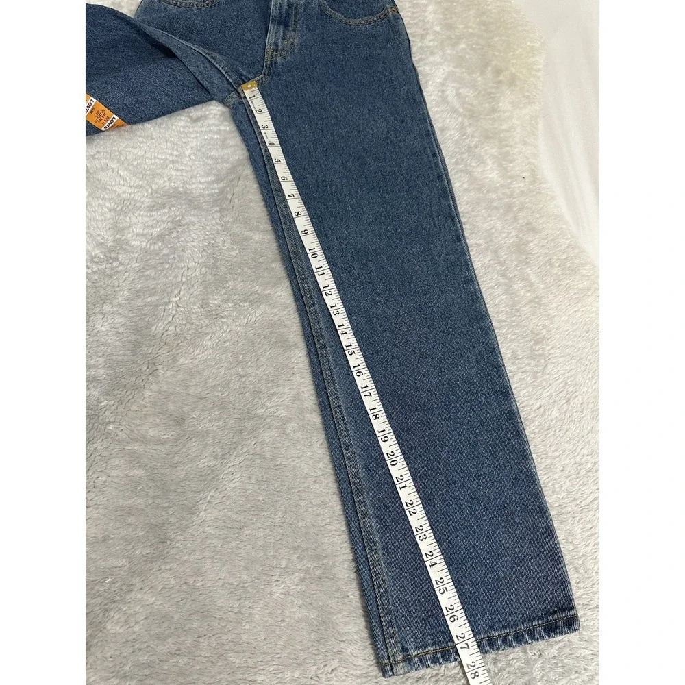 NWT Boy's Levi's 550 12 Slim Relaxed Fit Blue Denim Jeans Pockets Cotton 24x26.5